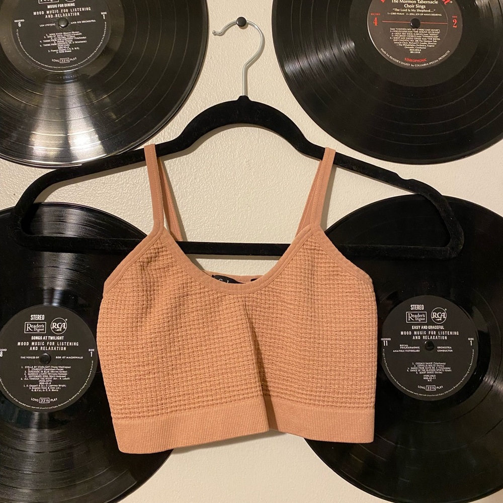 Soho Apparel Pink Cropped Top